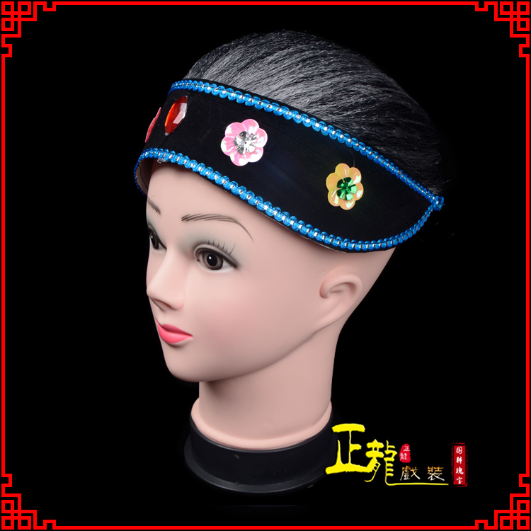 金牛老旦媒婆穷老太婆假发套 老旦头套