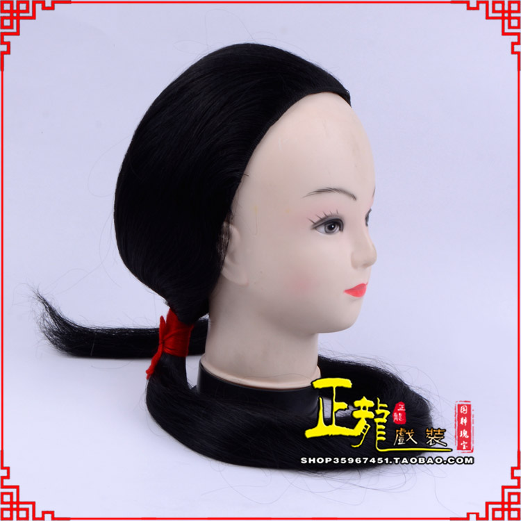 金牛古装影视演出头套花旦假发 真发古装发