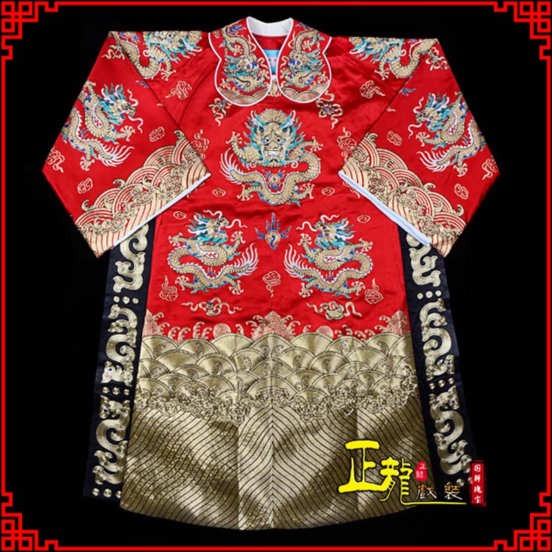 金牛皇帝蟒袍全金八宝团龙蟒