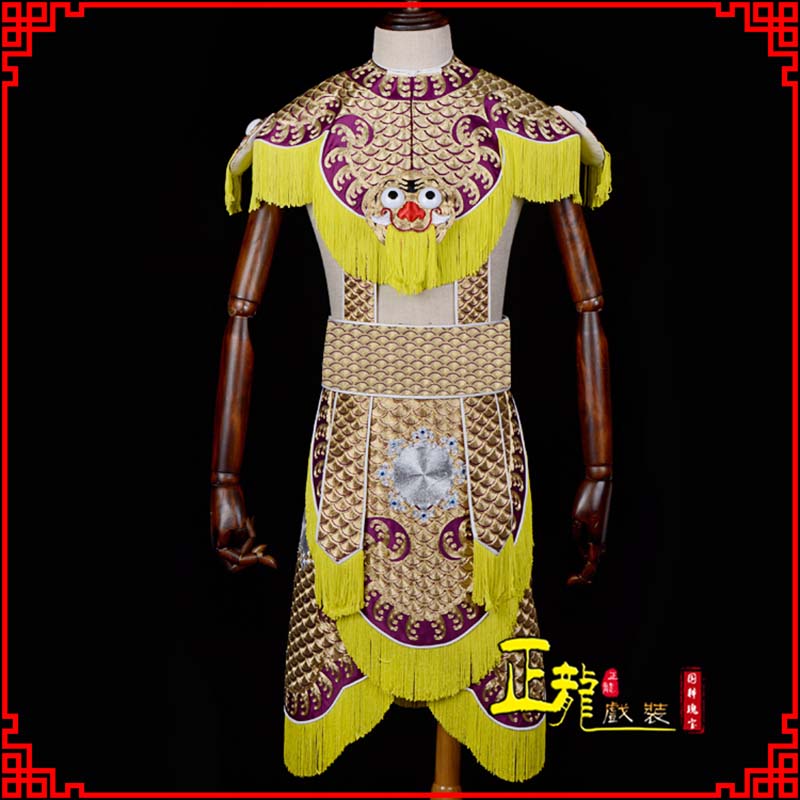 金牛武将士兵云肩鱼鳞侉子