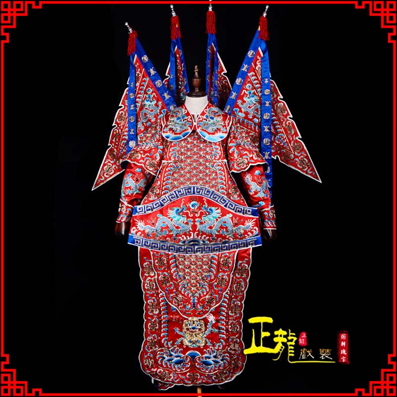 金牛武生戏服戏曲武将靠